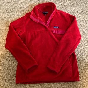 Women’s Red Patagonia pullover size L